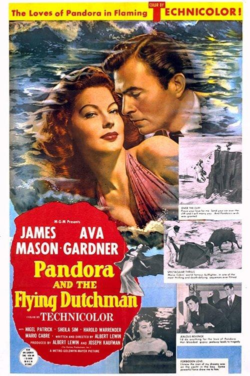 Pandora and the Flying Dutchman 1951 official movie poster