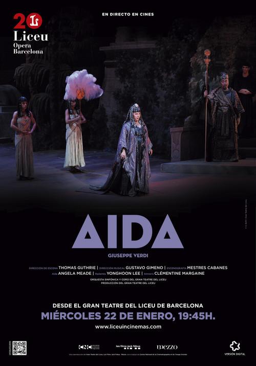 Aida Gran Teatre del Liceu 2020 official movie poster