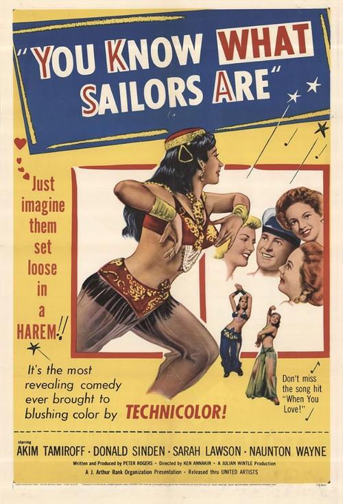You Know What Sailors Are 1954 official movie poster