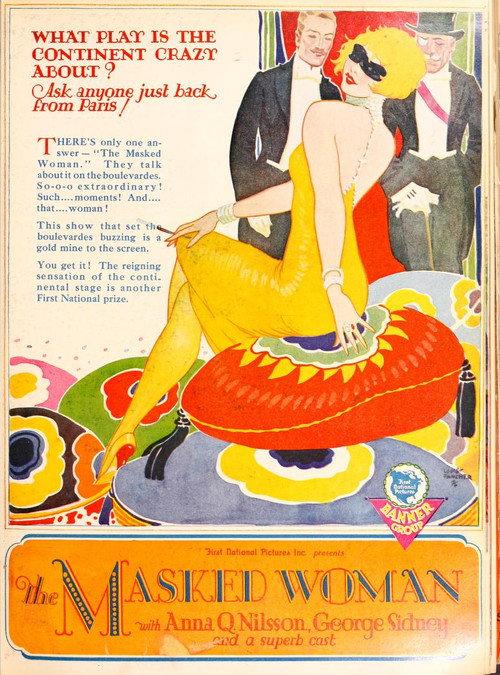The Masked Woman 1927 official movie poster