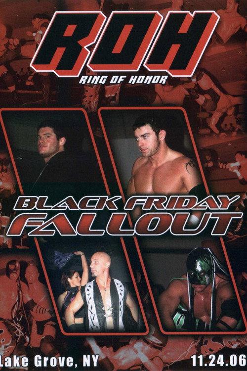 ROH: Black Friday Fallout 2006 official movie poster