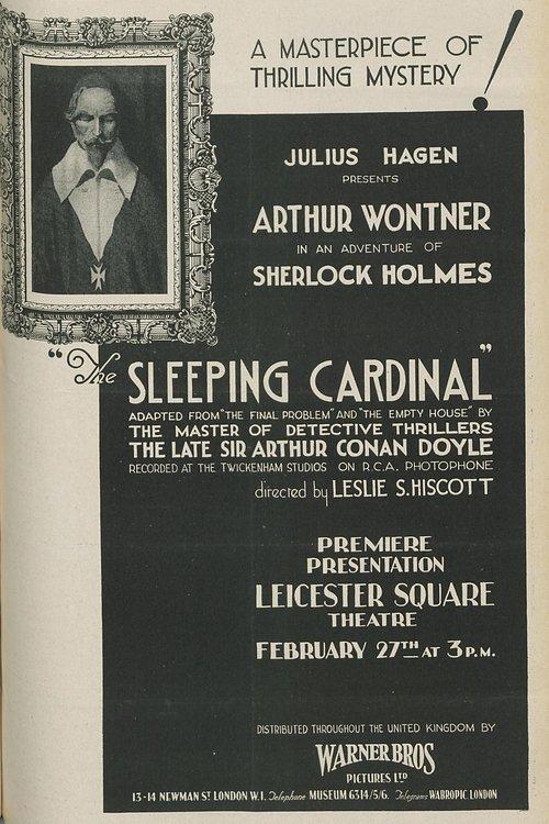 The Sleeping Cardinal 1931 official movie poster