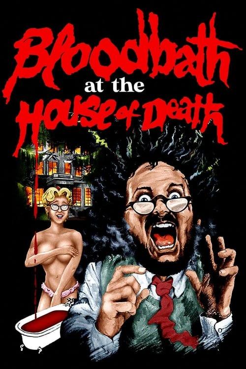 Bloodbath at the House of Death 1984 official movie poster