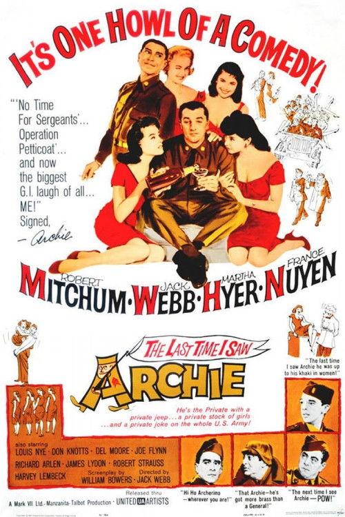 The Last Time I Saw Archie 1961 official movie poster
