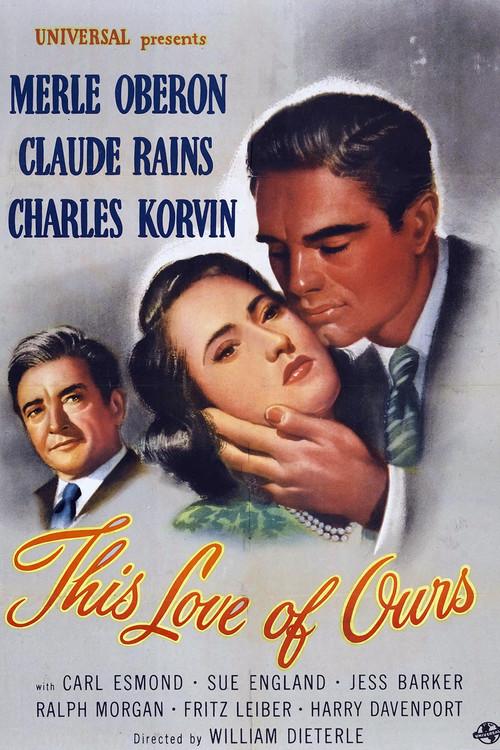 This Love of Ours 1945 official movie poster