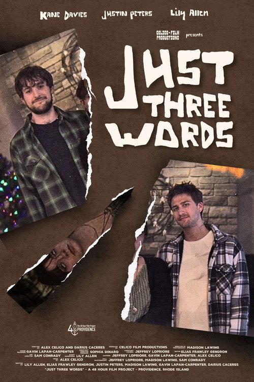 Just Three Words 2026 official movie poster