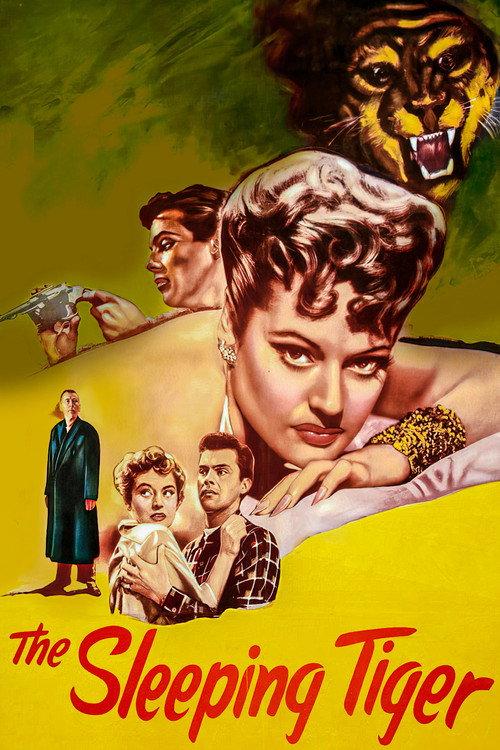 The Sleeping Tiger 1954 official movie poster