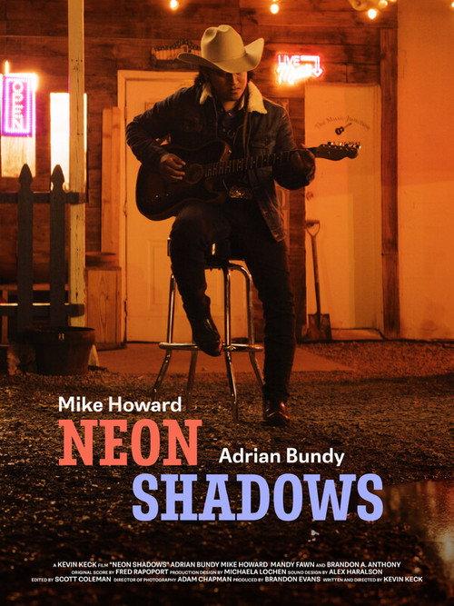 Neon Shadows 2023 official movie poster