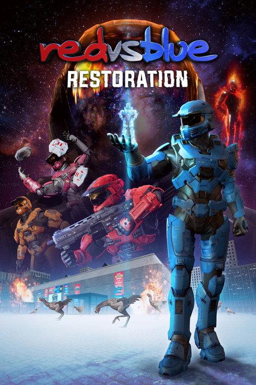 Red vs. Blue: Restoration 2024 official movie poster