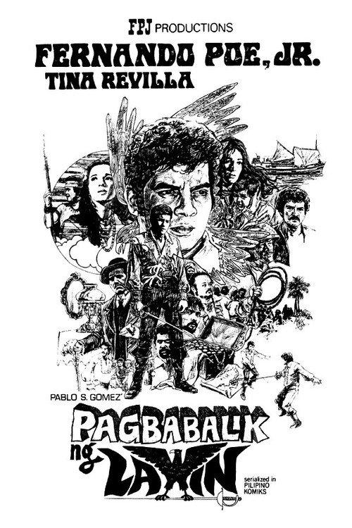 Pagbabalik ng Lawin 1975 official movie poster