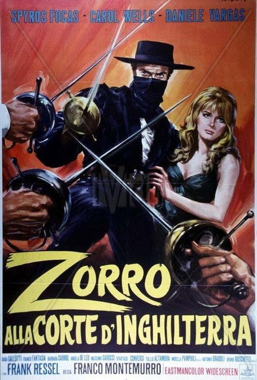 Zorro in the Court of England 1970 official movie poster