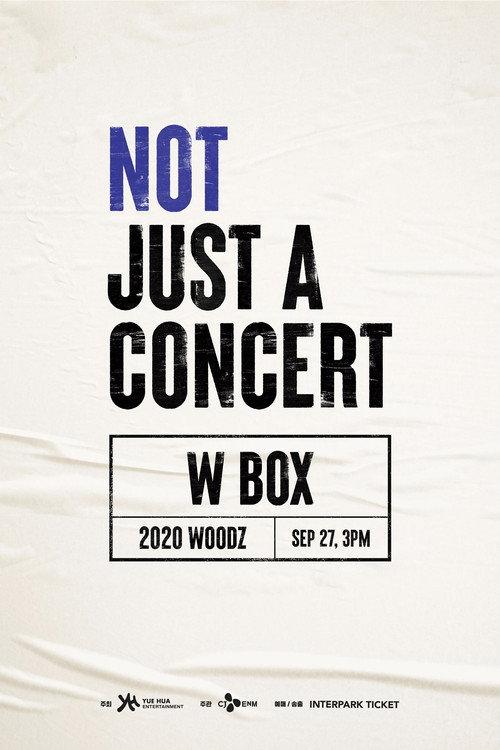2020 WOODZ : NOT JUST A CONCERT – W BOX  official movie poster