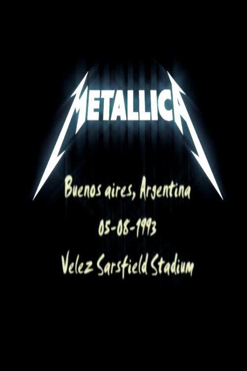 Metallica: [1993] Live in Argentina 1993 official movie poster