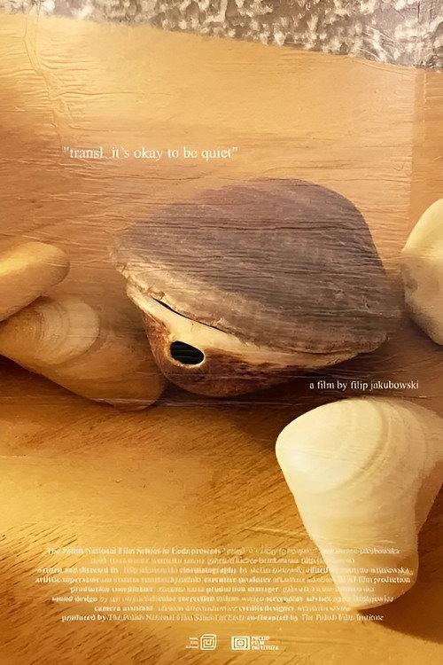transl. it’s okay to be quiet 2025 official movie poster