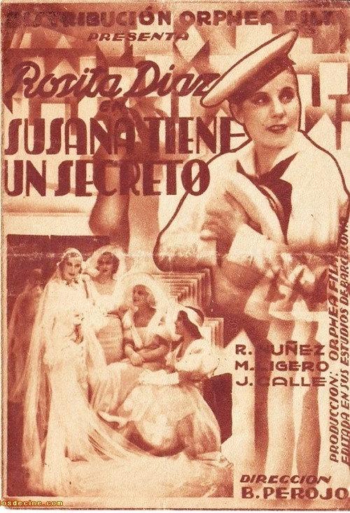 Susana tiene un secreto 1933 official movie poster