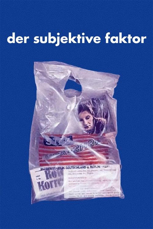 Der subjektive Faktor 1981 official movie poster