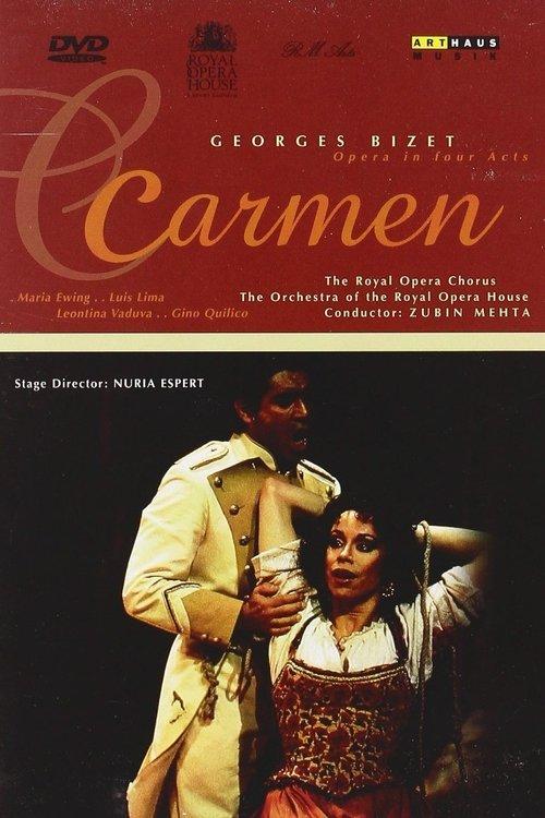 Carmen by Georges Bizet 1991 official movie poster