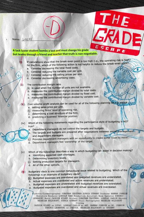 The Grade Escape 2023 official movie poster