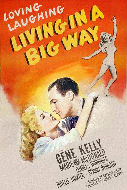 Living in a Big Way 1947 official movie poster