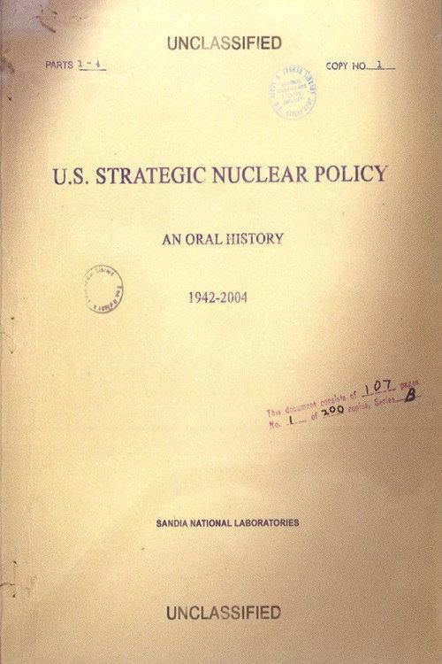 U.S. Strategic Nuclear Policy 2005 official movie poster