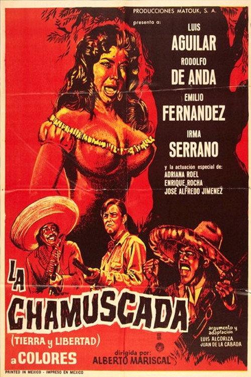 La Chamuscada - Tierra Y Libertad 1971 official movie poster