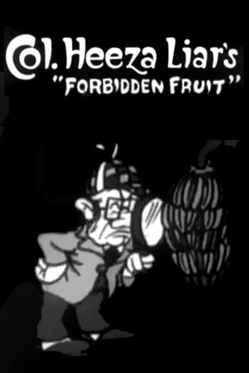Colonel Heeza Liar's Forbidden Fruit 1923 official movie poster