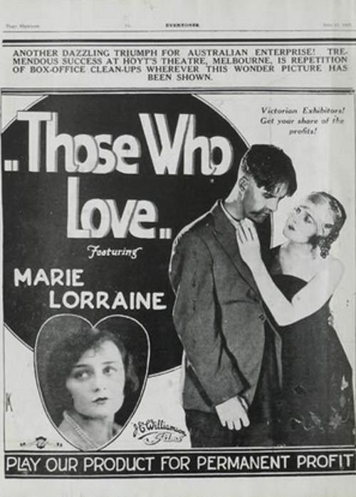 Those Who Love 1925 official movie poster