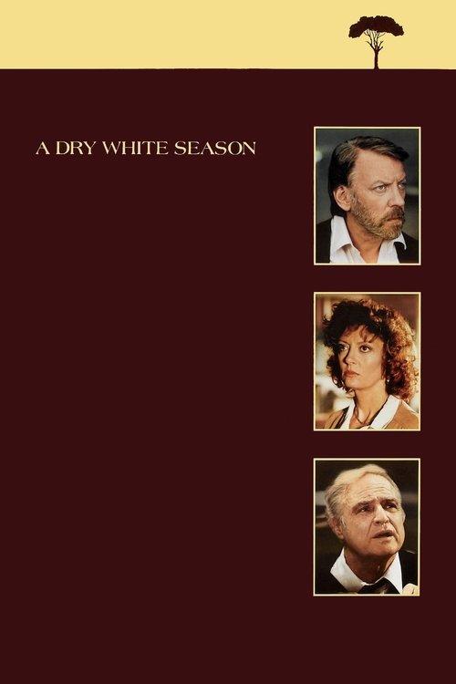 A Dry White Season 1989 official movie poster