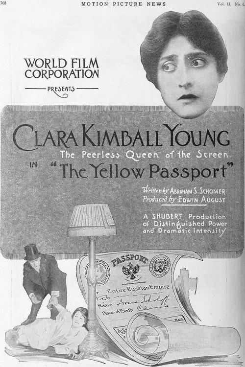 The Yellow Passport 1916 official movie poster