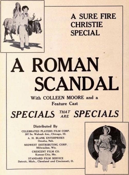 A Roman Scandal 1919 official movie poster