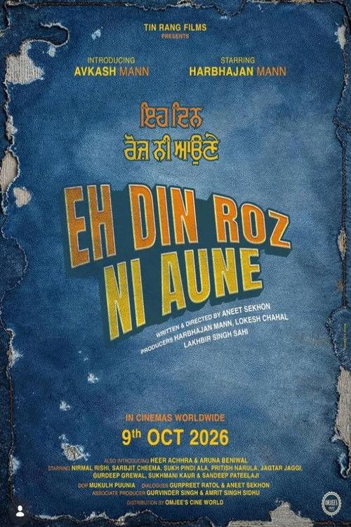 Eh Din Roz Ni Aune 2026 official movie poster