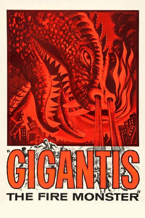Gigantis, the Fire Monster 1959 official movie poster