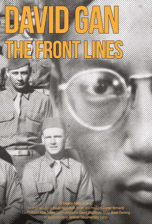 David Gan: the Front Lines 2012 official movie poster