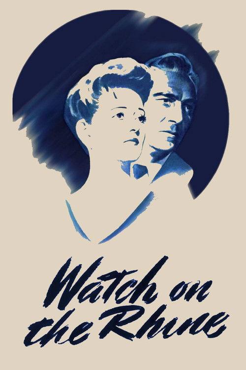 Watch on the Rhine 1943 official movie poster