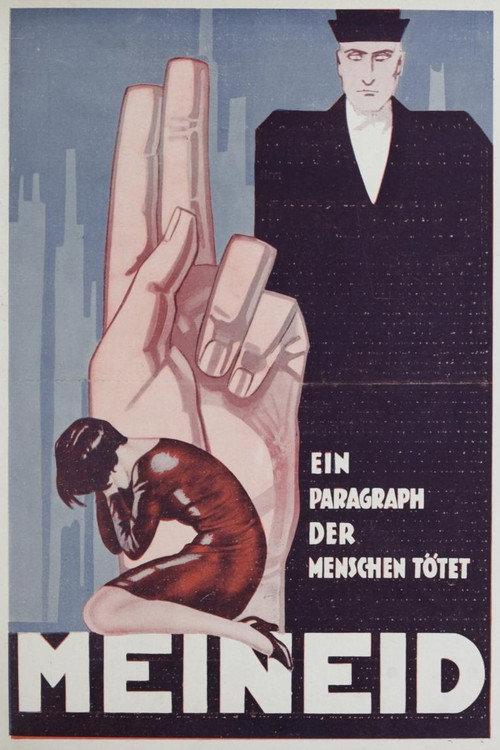 Meineid 1929 official movie poster