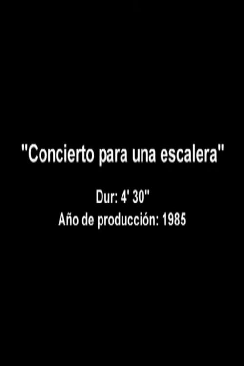 Concierto para una escalera 1985 official movie poster