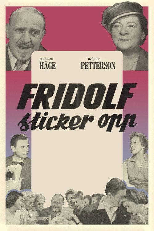 Fridolf sticker opp! 1958 official movie poster