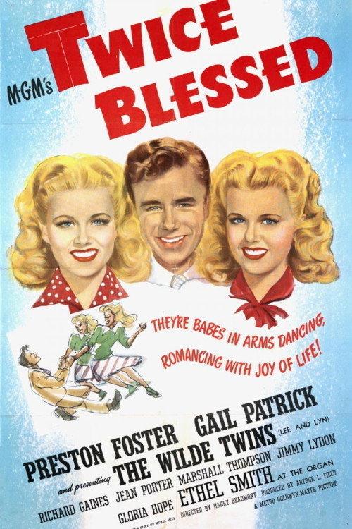 Twice Blessed 1945 official movie poster