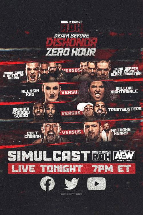 ROH: Death Before Dishonor 2022: Zero Hour 2022 official movie poster