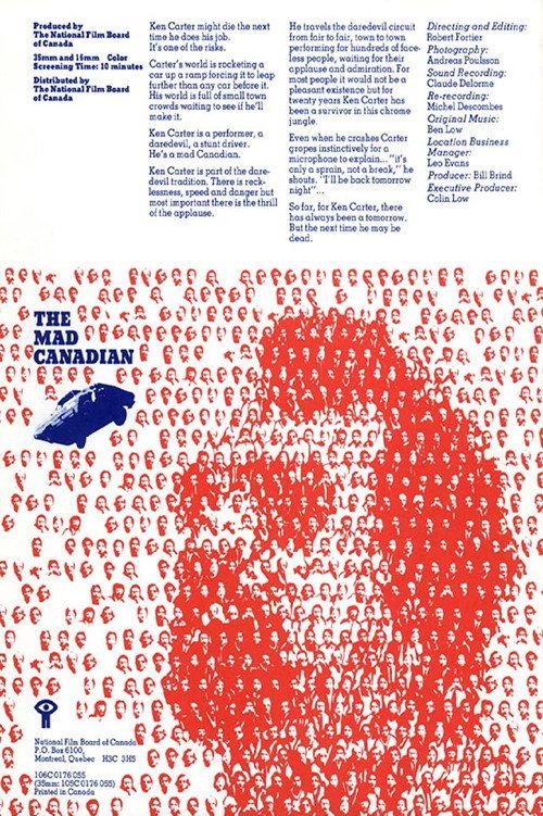 The Mad Canadian 1976 official movie poster