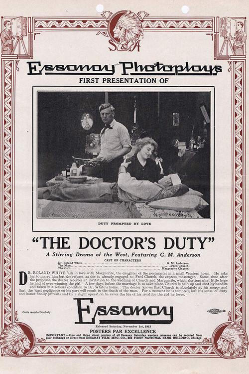 The Doctor's Duty 1913 official movie poster