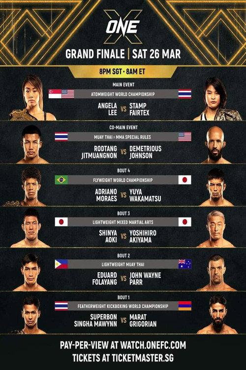 One Championship: X 2022 official movie poster