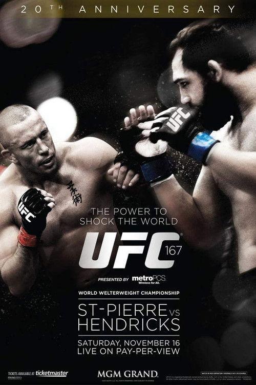 UFC 167: St-Pierre vs. Hendricks 2013 official movie poster