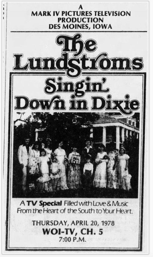 Singin' Down in Dixie 1977 official movie poster