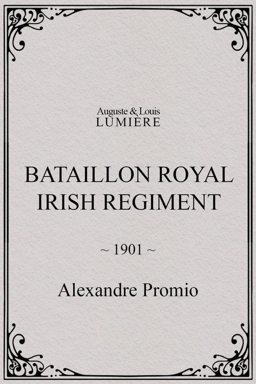 Bataillon Royal Irish Regiment 1901 official movie poster