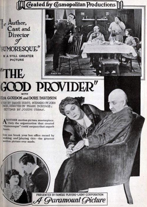 The Good Provider 1922 official movie poster