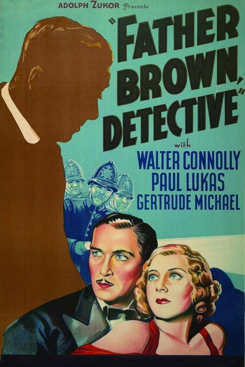 Father Brown, Detective 1934 official movie poster