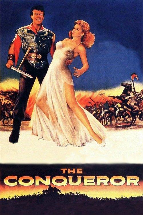 The Conqueror 1956 official movie poster