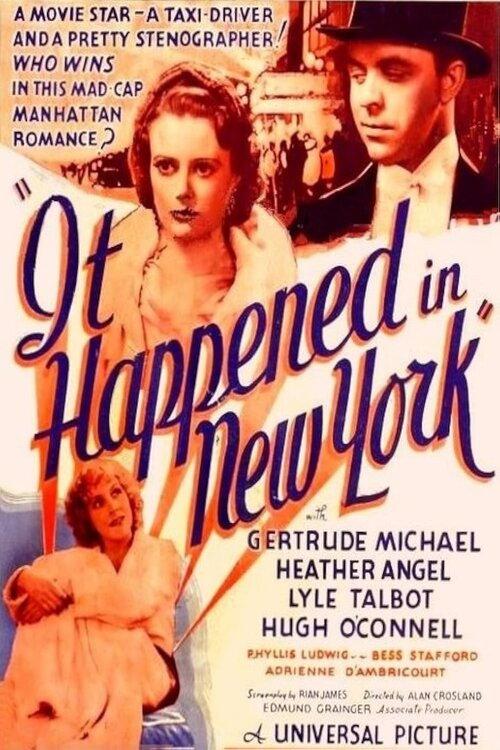 It Happened in New York 1935 official movie poster