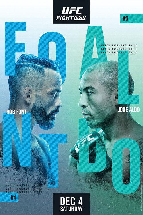UFC on ESPN 31: Font vs. Aldo 2021 official movie poster